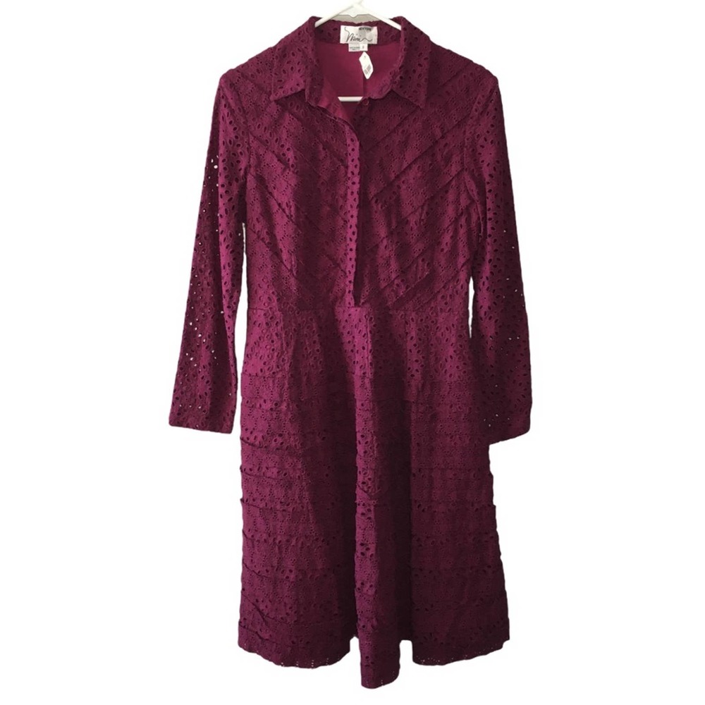 NWT Miri New York Midi Eyelet Dress 8